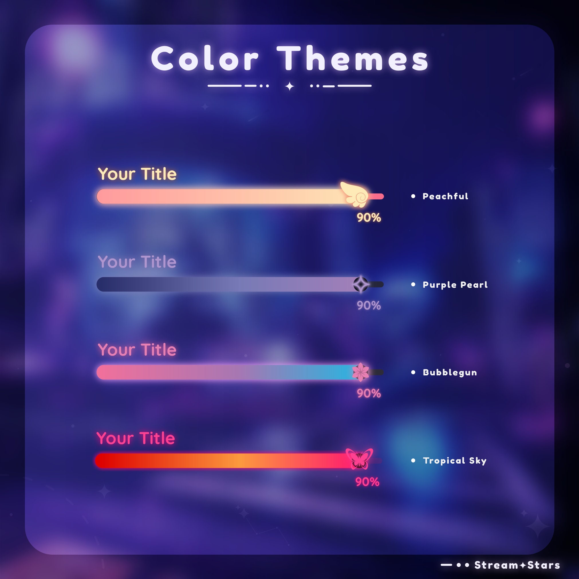 Twitchyoutube Minimalist Goal Bar Widget Streamlabs and Streamelements ...