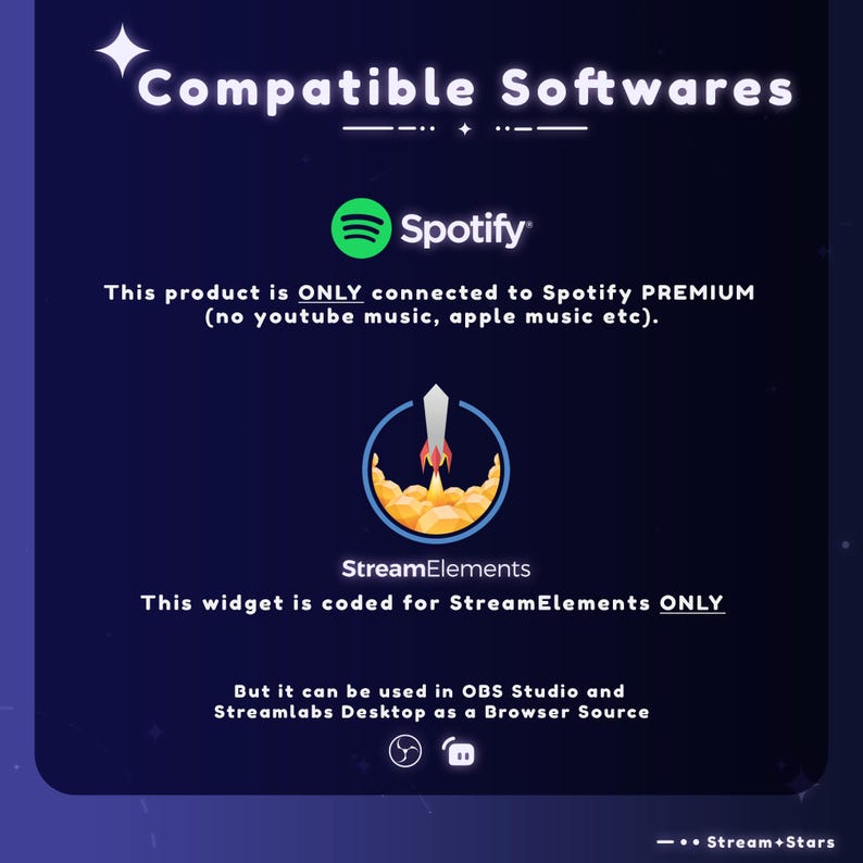 Widget de música de Spotify: Superposición dinámica de streaming para StreamElements (descarga digital) imagen 8