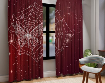 Cortina de mariposa de tela de araña blanca / Cortina para habitaciones de niños / Decoraciones de dormitorio lúdicas / cortina de mariposa / cortina de tela de araña / habitación para niños