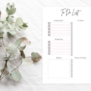 Printable to Do List, Long Term to Do List, Goal Planner, Goodnotes ...
