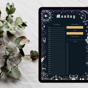 Goth Witchy Planner Bundle: Dark Digital Journal (printable) - Etsy