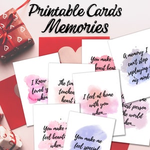 Cartes d'amour, cadeau d'anniversaire pour petit ami, joli cadeau pour petite amie, cadeau d'anniversaire pour petit ami, cadeau DIY pour couple, cartes téléchargeables