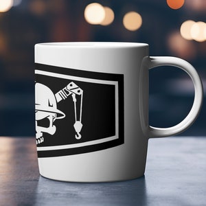 Crane Operator Mug | Crane Coffee Cup | Blue Collar Mug | American Operator | Blue Collar Operator