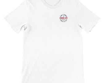 Crane Operator T-Shirt | Blue Collar All-Day Comfort Tee | Heavy Equipment Operator Shirt | Construction Worker Gift | Ironworker