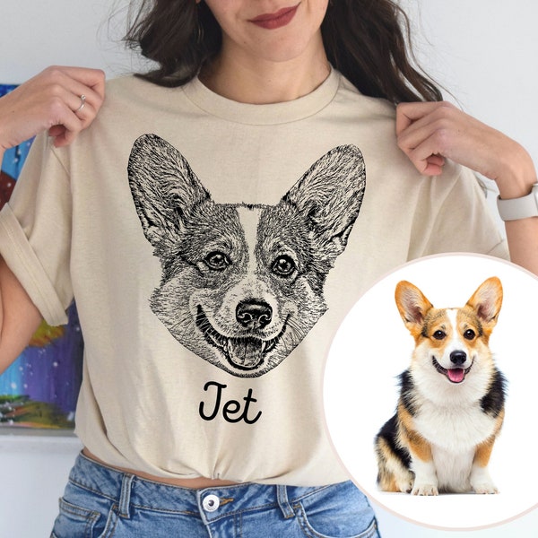 Personalized Dog Shirts for Men, Women, Humans, Kids, Custom Cat Shirt Men From Photo With Name, Custom Pet Tshirt, Tee, Christmas Gifts