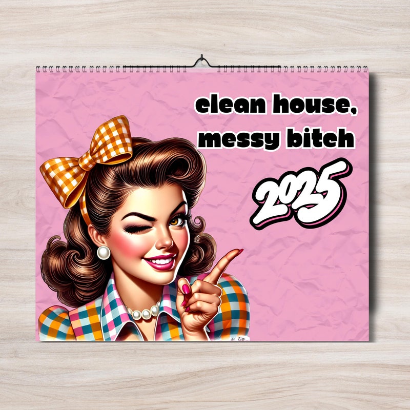 2025 Pin up Calendar Etsy
