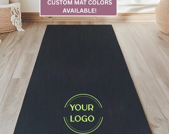 Custom Logo Suede Yoga Mat: Personalized Rubber Exercise Mat