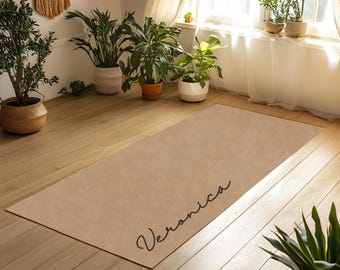 Personalized Yoga Mat: Custom Meditation Gift for Yogi Women