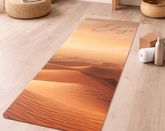 Personalized Yoga Mat: Non-Slip Exercise Pilates Mat, Custom Name