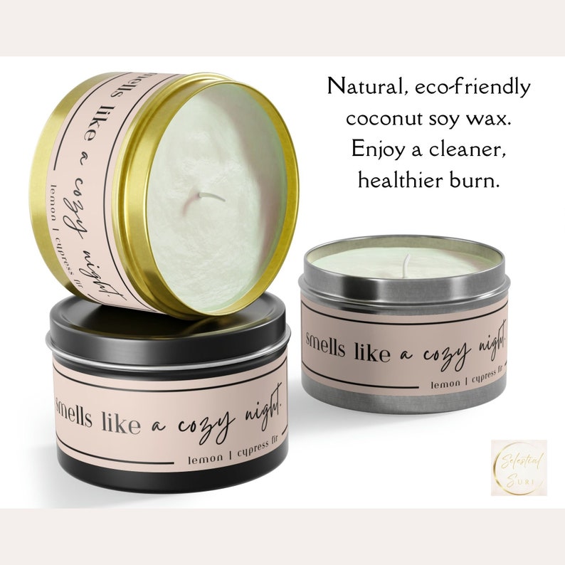 Tin Candle Gift Set Decorative Candle Small Scented Candle Favor Modern