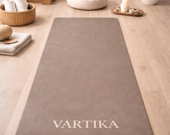 Personalized Yoga Mat, Custom Name, Microfiber Suede Top