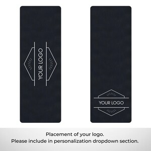 Custom Logo Suede Yoga Mat: Personalized Rubber Exercise Mat image 7