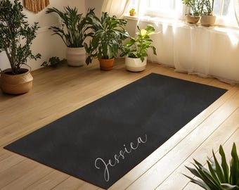 Personalized Yoga Mat: Non-Slip Exercise, Meditation Gift