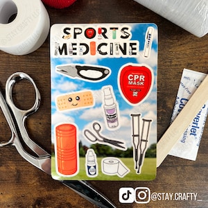 Sports Medicine Sticker Sheet