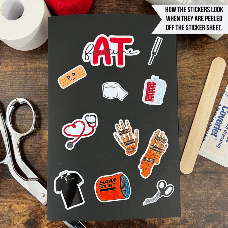 Sticker Splint Future Athletic Trainer Sticker Sheet - Etsy
