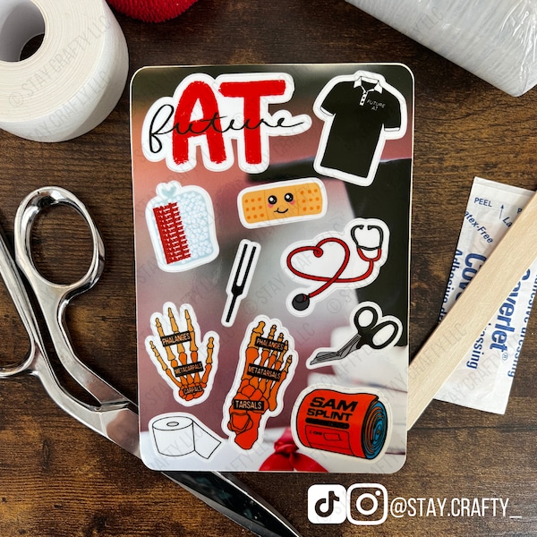 Athletic Trainer Sticker Etsy