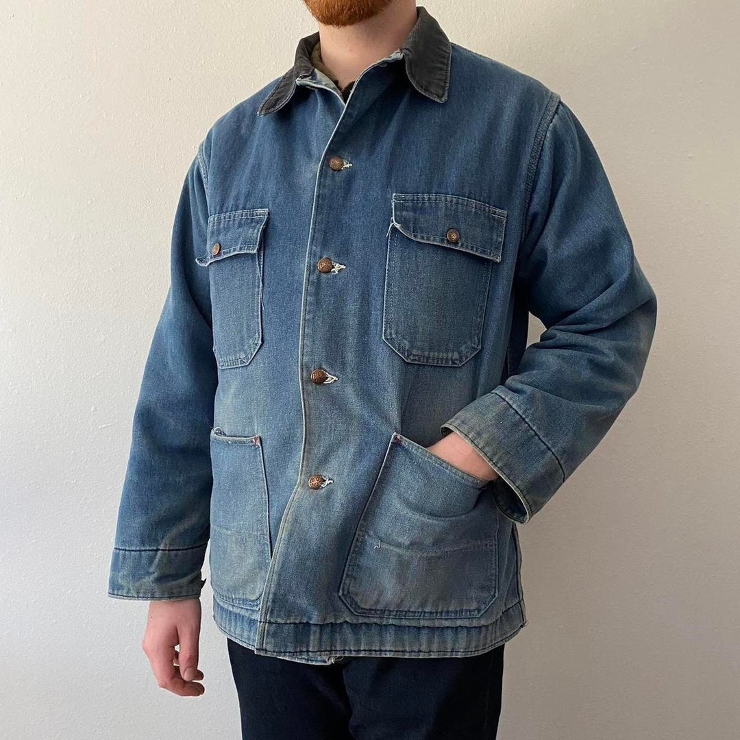 1960s Big Mac Blanket Lined Denim Chore Jacket Etsy