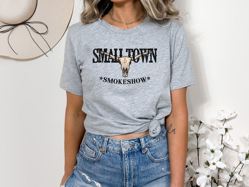 Small Town Smokeshow Graphic Tee Zach Bryan Country Music - Etsy