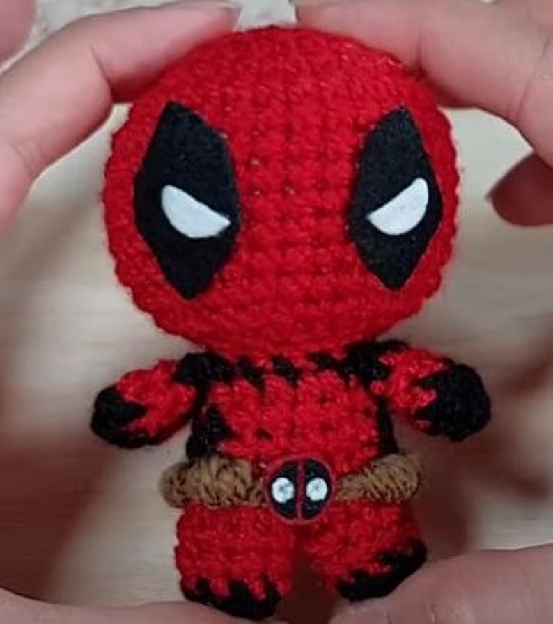 Deadpool Amigurumi Crochet Pattern - PDF Pattern in Spanish and English ...