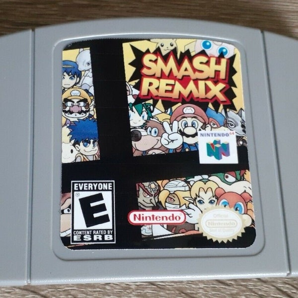 Smash Remix 1.5.2 (Latest Release) - Nintendo 64 Cartridge - NTSC-U USA N64