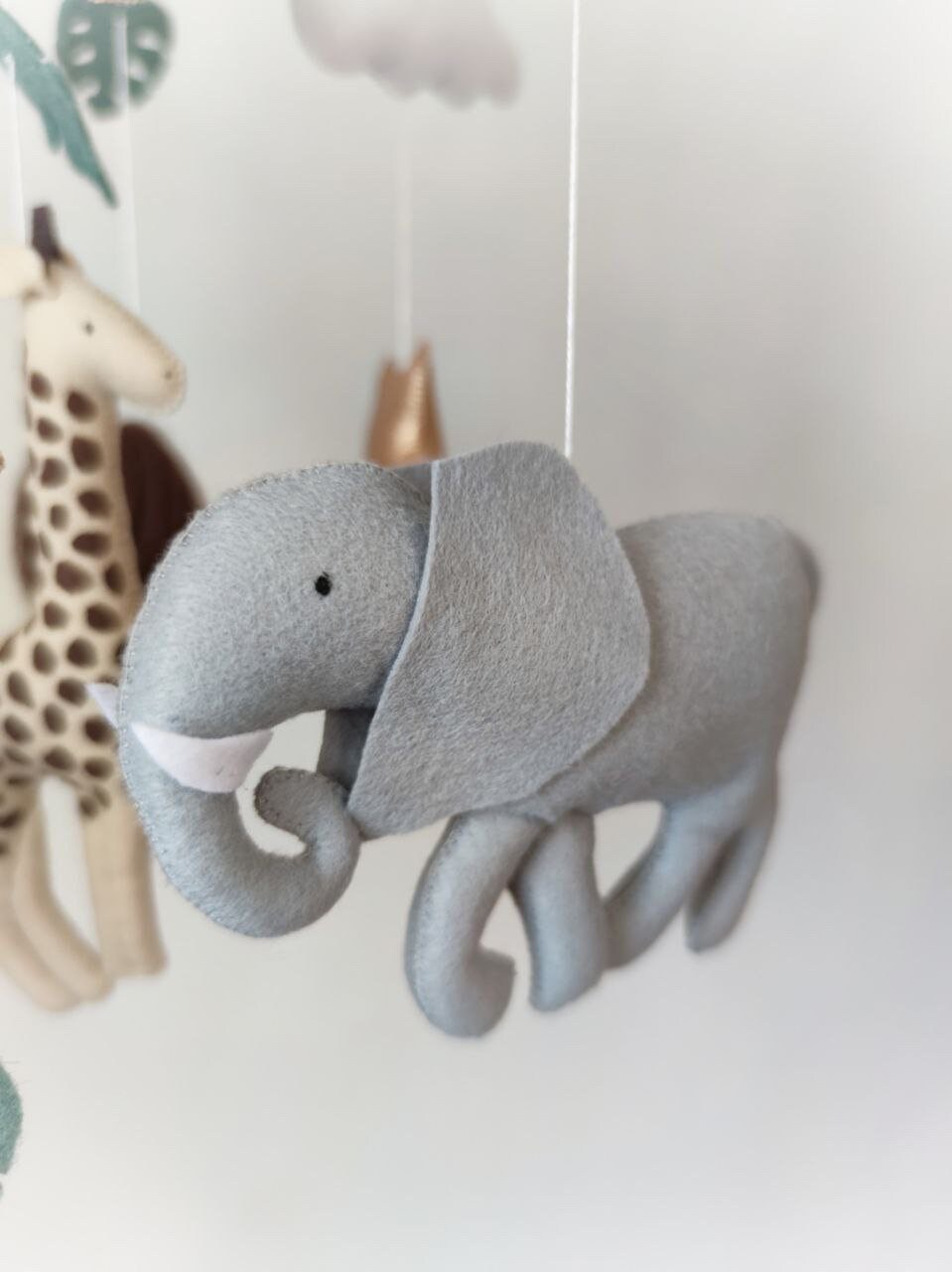 Safari Baby Mobile Cot Mobile Baby Shower Gift Etsy