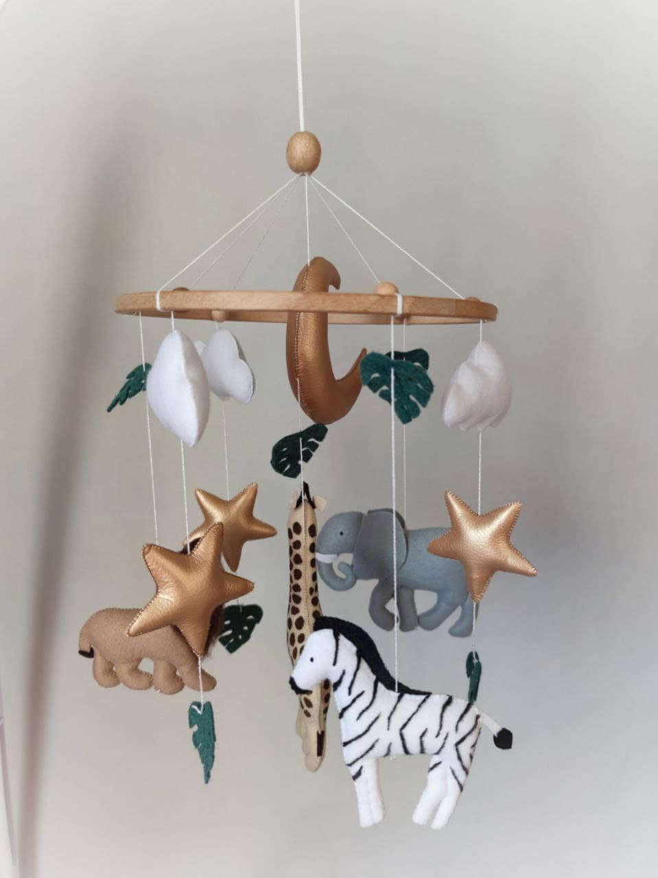 Safari Baby Mobile Cot Mobile Baby Shower Gift Etsy