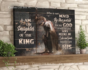 Daughter of the King Canvas Print: Christian Warrior Wall Art