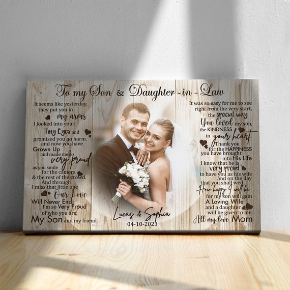 Xiahuyu Son Wedding Gifts From Mom Engraved Wallet Insert Card For - View #9