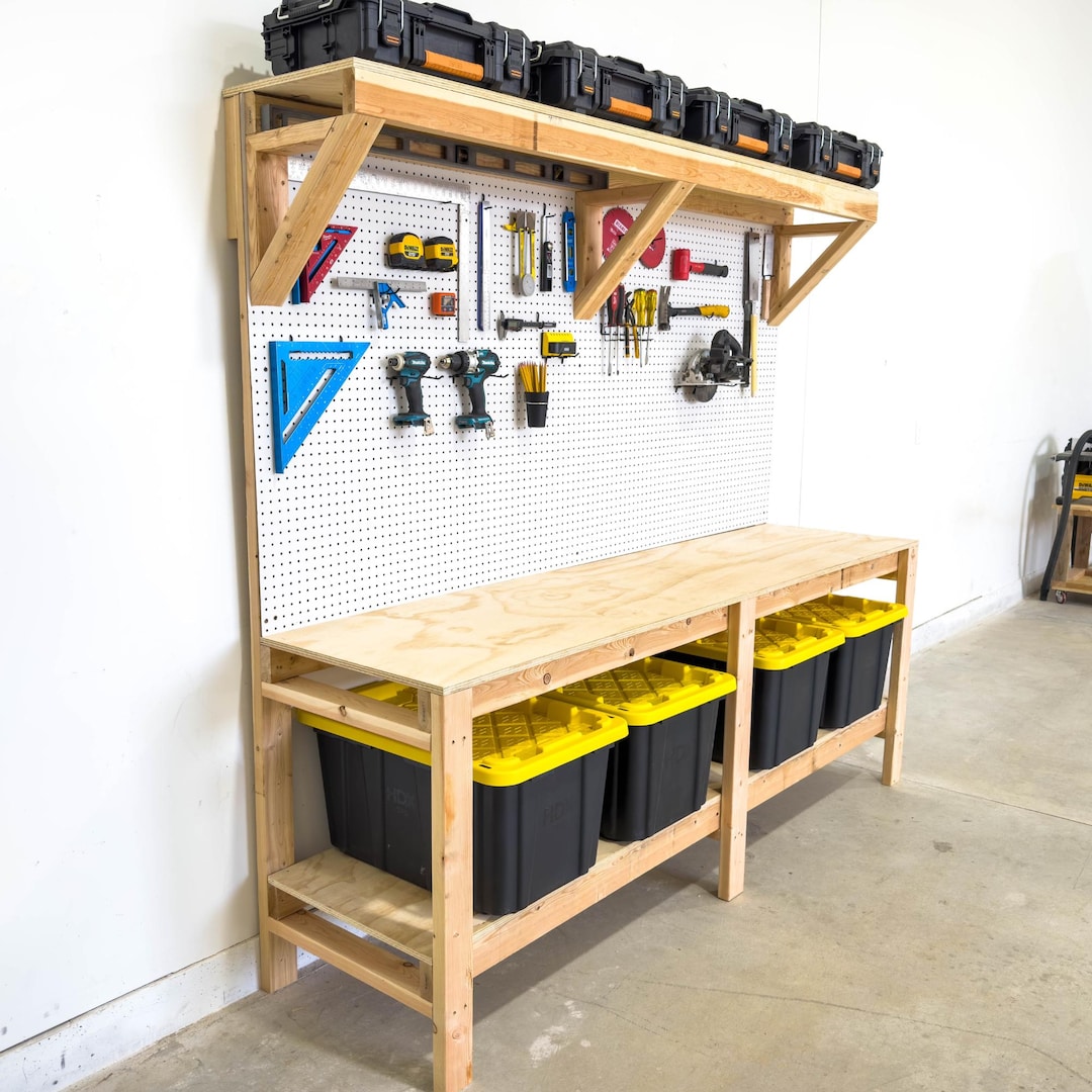 DIY Workbench Plans - Step-by-step Instructions (PDF) - Etsy
