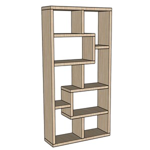 Bookshelf Plans Step-by-step Instructions PDF - Etsy