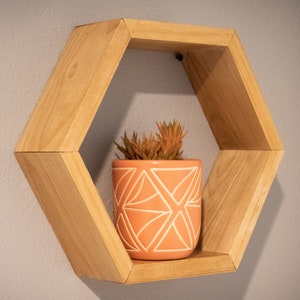 Hexagon Shelf Plans - Step-by-Step Instructions (PDF)