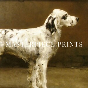 pet art, pet painting, pet portrait, pet lover gift, dog lover, dog portrait, dog painting, downloadable art, printable wall art, vintage art prints, cat art print, vintage painting, English setter