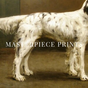 pet art, pet painting, pet portrait, pet lover gift, dog lover, dog portrait, dog painting, downloadable art, printable wall art, vintage art prints, cat art print, vintage painting, English setter
