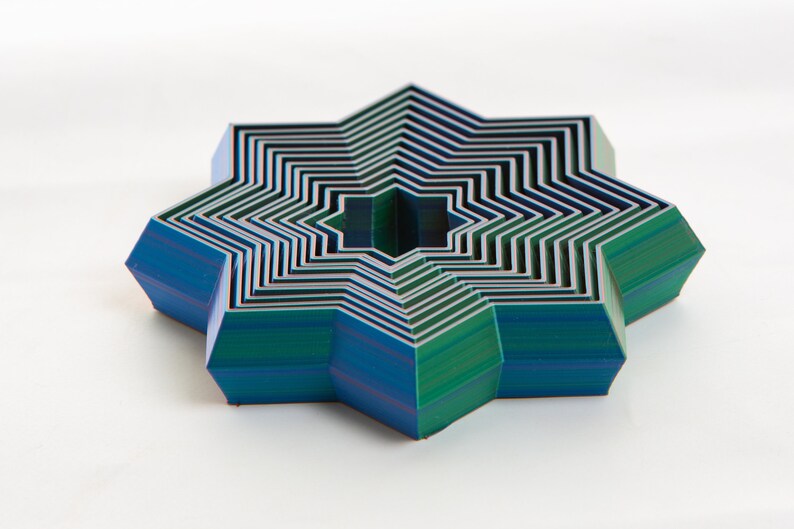 Étoile Sensorielle Anti-stress - Jouet Fractal Hexagonal Pour Adultes Et Enfants, Concentration Et Détente - 13