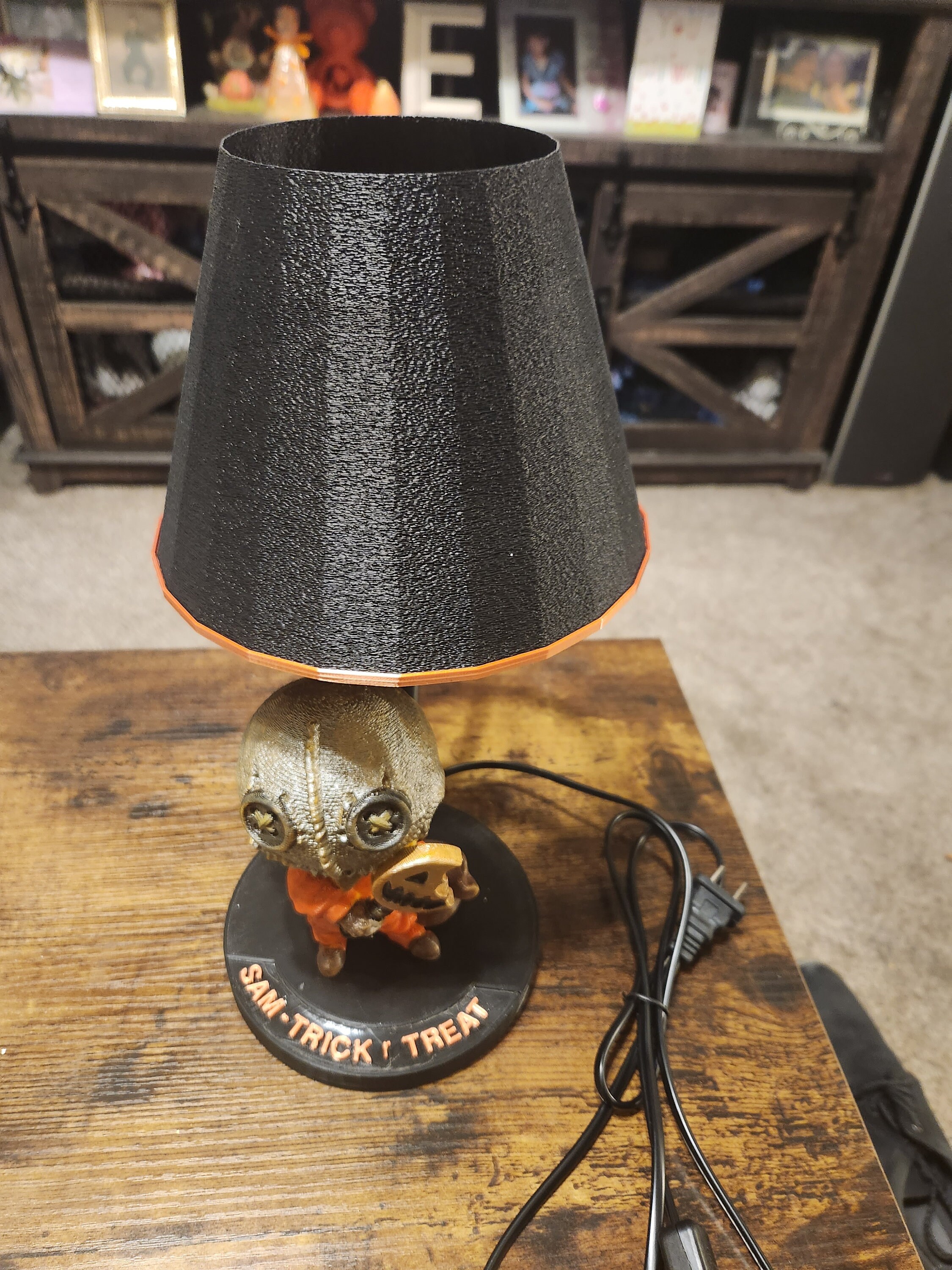 SAM From Trick or Treat Lamp. Scary Movie Lamps Horror Movie Etsy