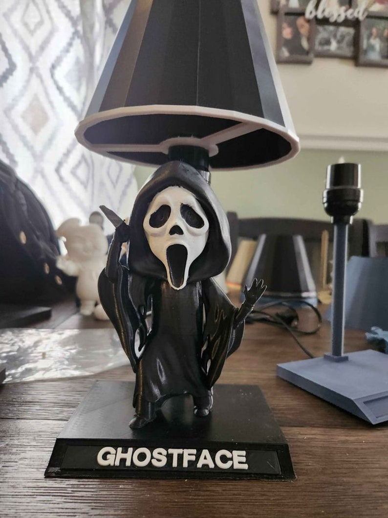 3D PRINTED GHOSTFACE LAMP Etsy