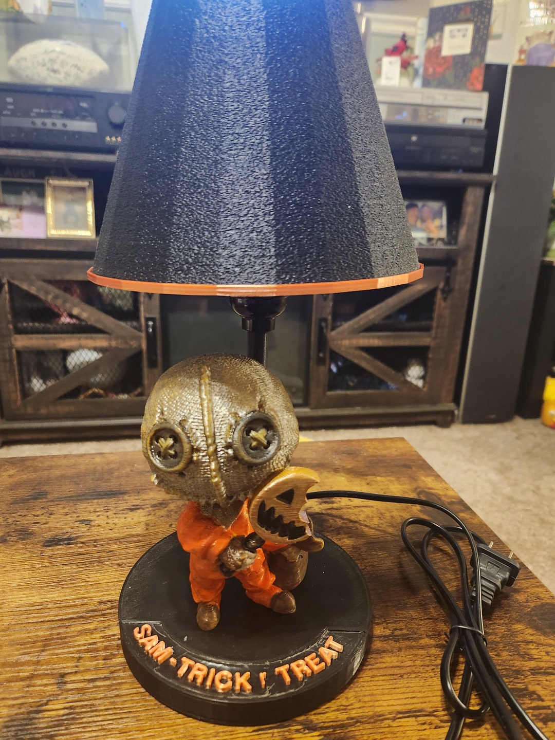 SAM From Trick or Treat Lamp. Scary Movie Lamps Horror Movie Etsy