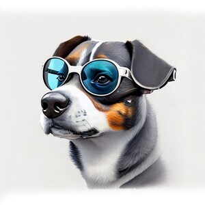 Dog Digital Art Poster