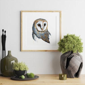 Owl Art Prints | Nature Wall Art | Hand Drawn Illustrations | Boho Decor | Digital Download | Printable Artwork | Downloadable decor