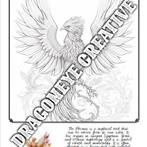 Mythological Beasts | Coloring Book | Printable Adult Kids Colouring ...