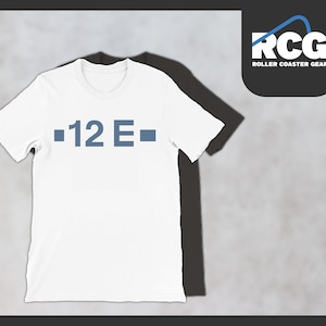 Disaster Building &quot;12 E&quot; Roller Coaster Shirt | Roller Coaster TShirt | Intamin Coaster | Theme Park Apparel | Ohio Roller Coaster Merch