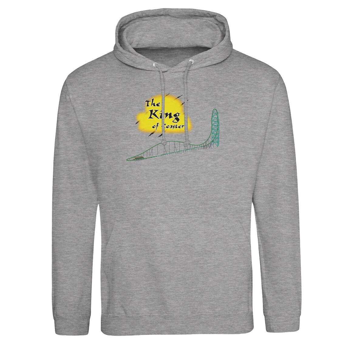Coaster Merch King of Coasters Hoodie | Theme Park Apparel | Roller Coaster Merch - Etsy