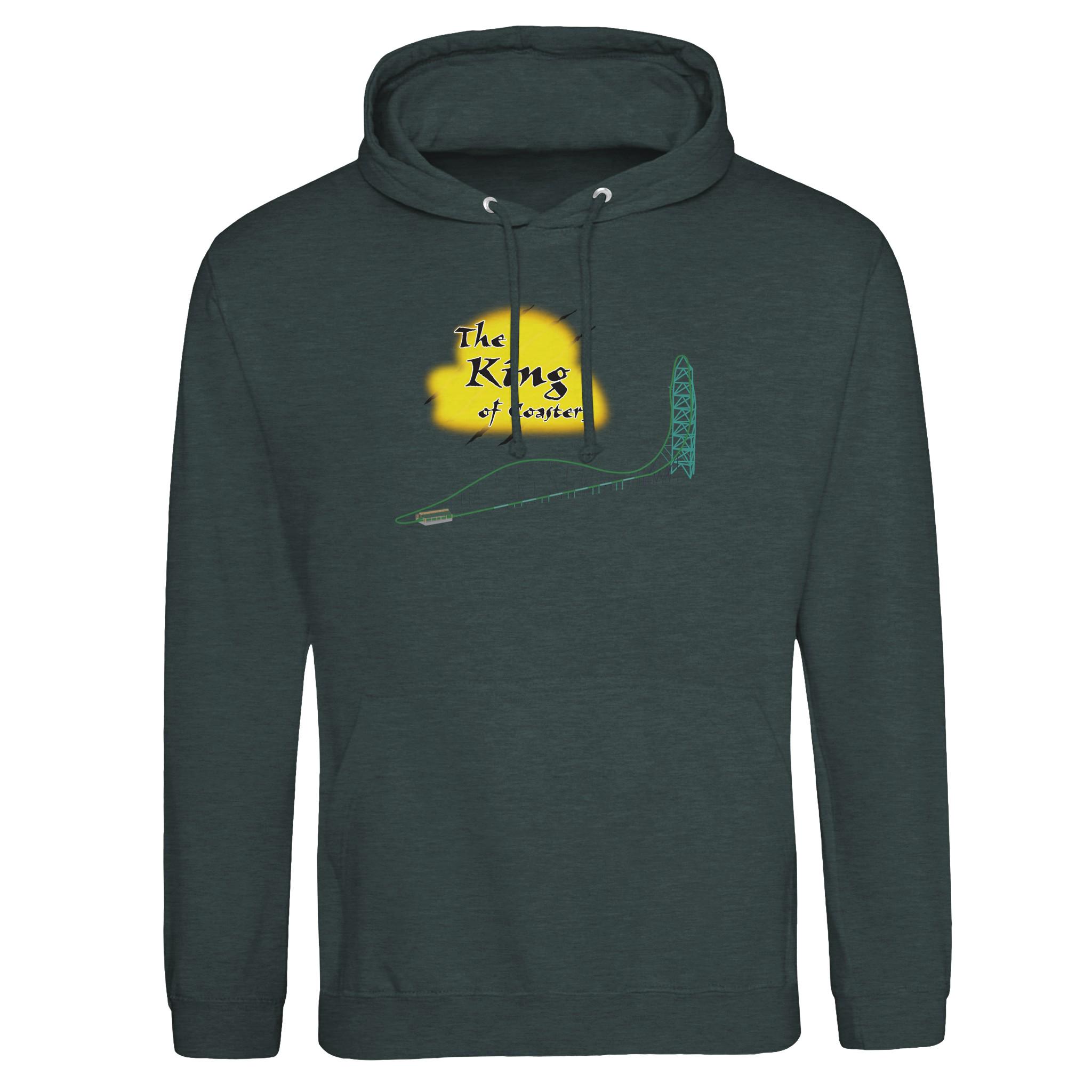 Coaster Merch King of Coasters Hoodie | Theme Park Apparel | Roller Coaster Merch - Etsy