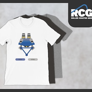 Giga/Steel Roller Coaster Shirt | Millennium Roller Coaster TShirt | Intamin Coaster | Theme Park Apparel | Ohio Roller Coaster Merch