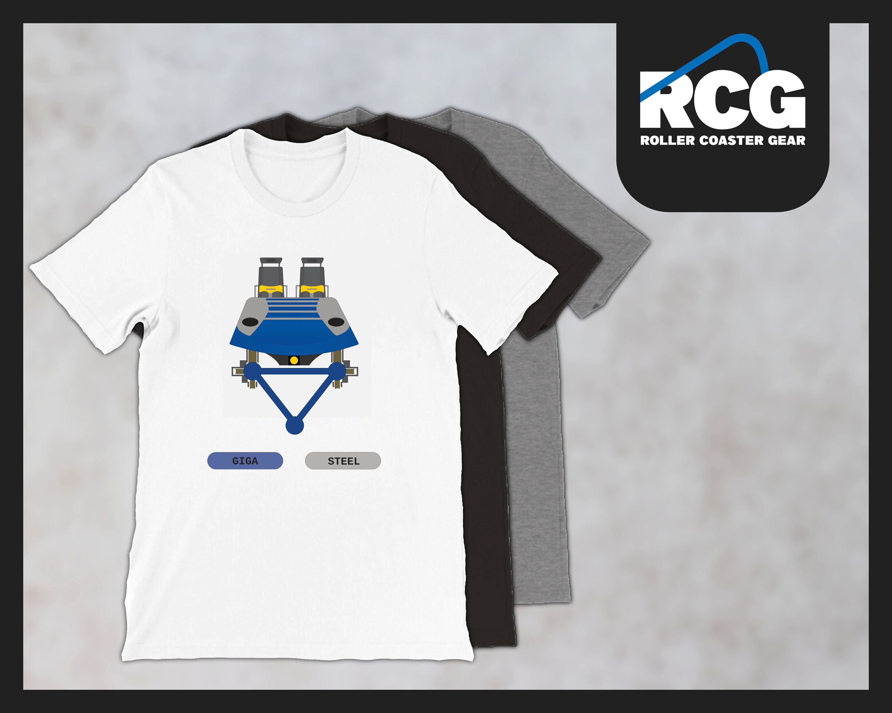 Giga/steel Roller Coaster Shirt | Millennium Roller Coaster Tshirt ...