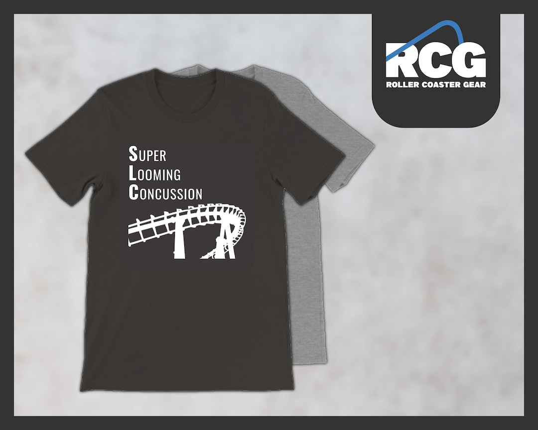 Super Looming Concussion Tshirt Roller Coaster Shirts Etsy