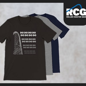 Millennium Station Music Roller Coaster Shirt |  Roller Coaster TShirt | Intamin Coaster | Theme Park Apparel | Ohio Roller Coaster Merch