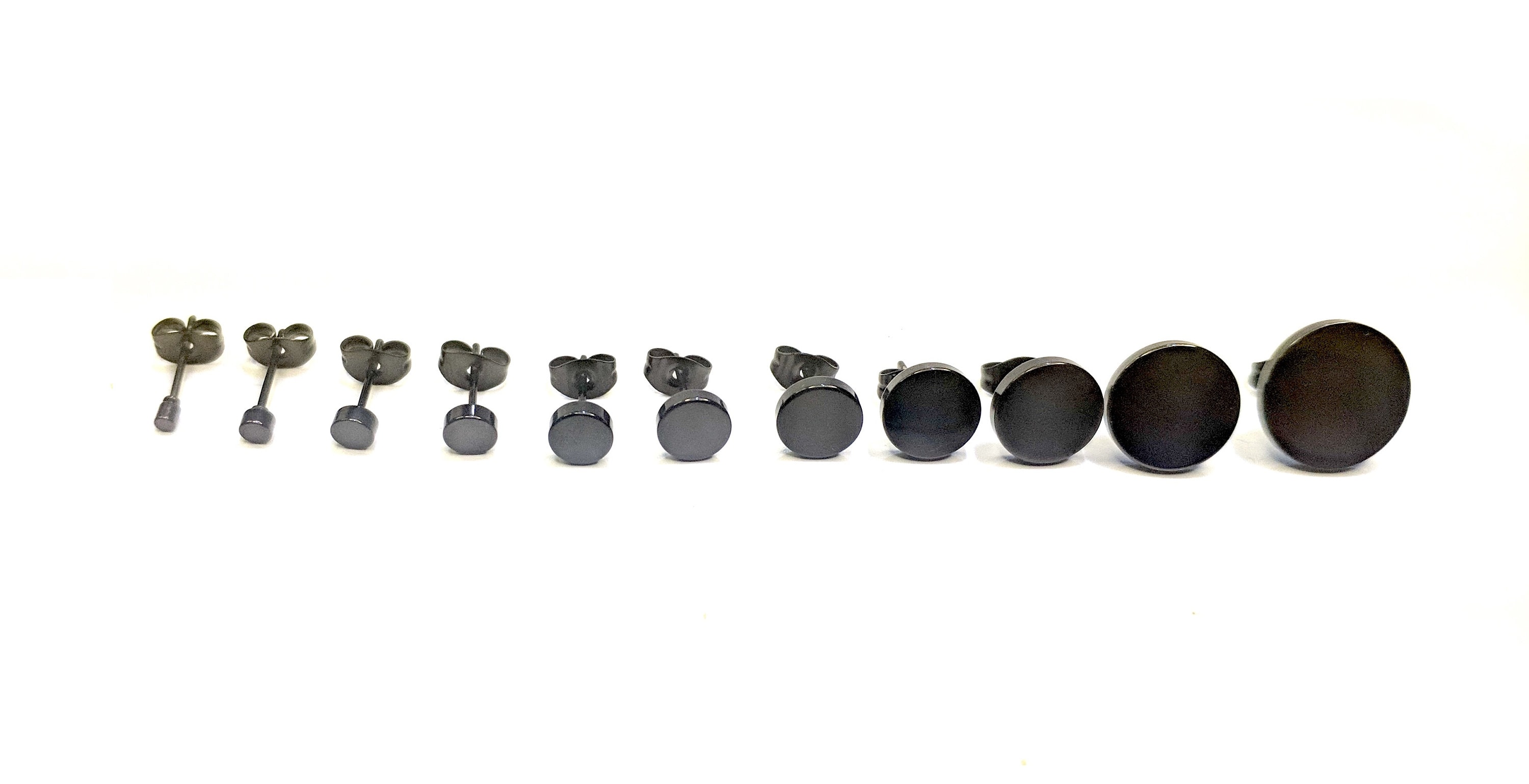 100pcs Plastic Nylon Discs for Earring Backs .6mm Gauge 