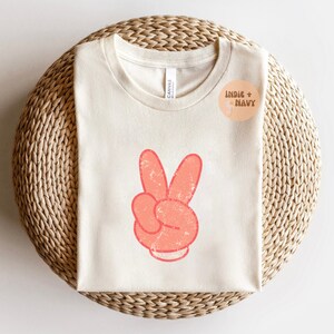 Vredesteken Vintage Boho Valentijnsdag PNG Sublimatie Digital Design Download tshirt | Peace Out Distressed Design Bestand
