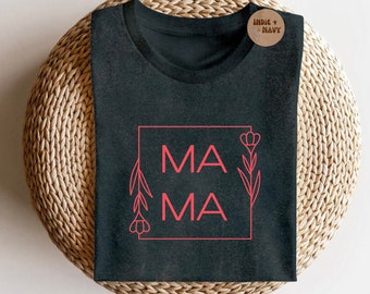MAMA Mommy Mother Mom PNG Sublimation Digital Design Download | XOXO Love Flower tshirt | Vintage Boho Design File